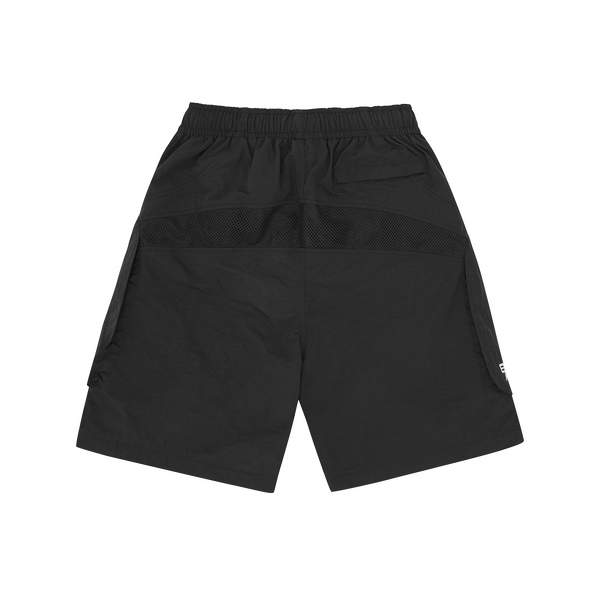 BBK NYLON PANEL SHORT [BLACK]