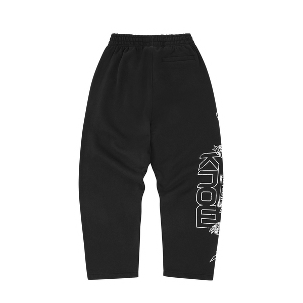 BBK ROYALE OPEN HEM SWEATPANT [BLACK]