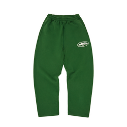 ISLAND PUFF PRINT OPEN HEM SWEATPANT [GREEN]
