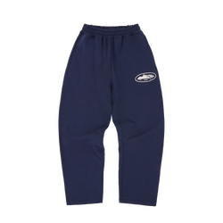ISLAND PUFF PRINT OPEN HEM SWEATPANT [NAVY]