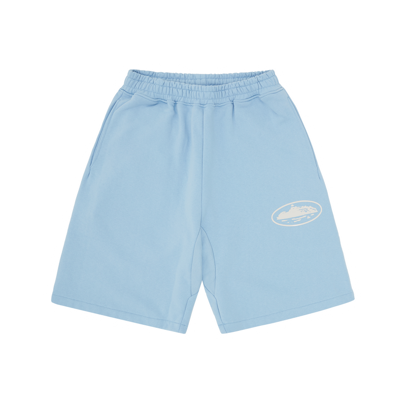 ISLAND PUFF PRINT SWEATSHORT [BABY BLUE]