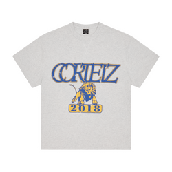 LION BOXY HEAVYWEIGHT TEE [LIGHT HEATHER]