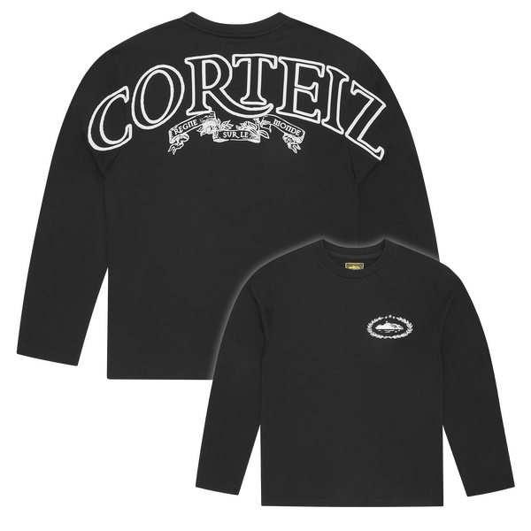 ROYALE HEAVYWEIGHT TEE LS [BLACK]