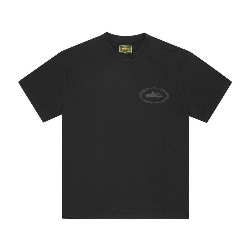 ROYALE HEAVYWEIGHT TEE [BLACK/BLACK]