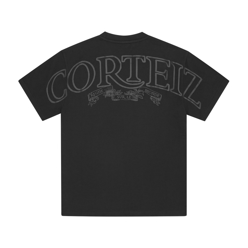 ROYALE HEAVYWEIGHT TEE [BLACK/BLACK]