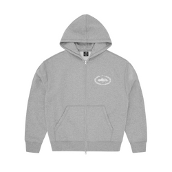 SUPERIOR ROYALE ZIP HOODIE [HEATHER GREY]