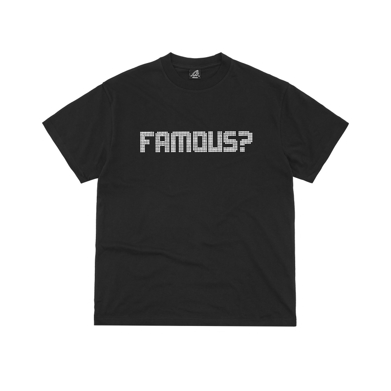 FAMOUS? TEE [BLACK]
