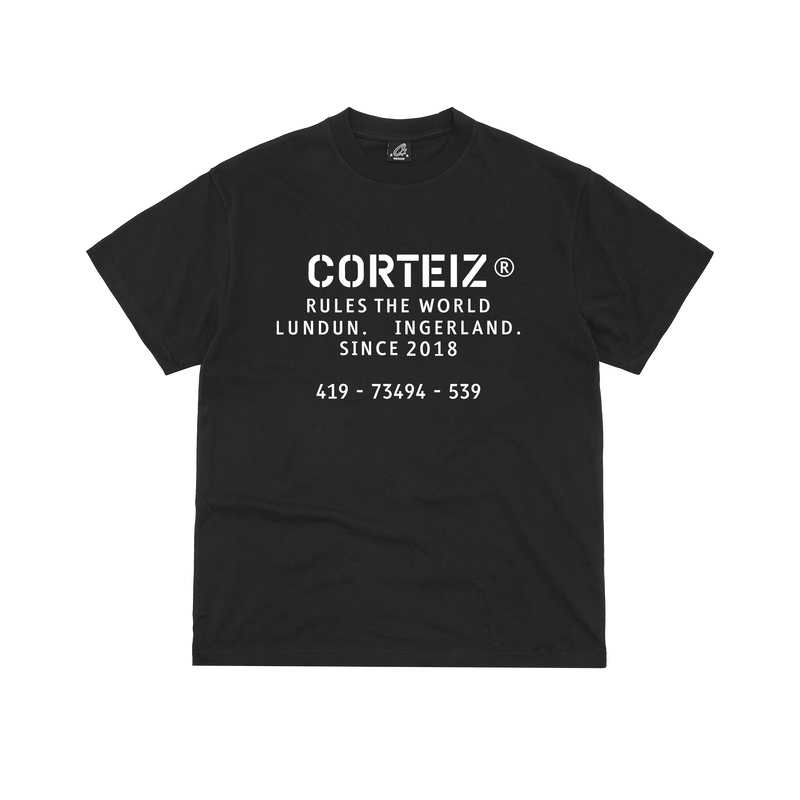 OG STENCIL TEE [BLACK]