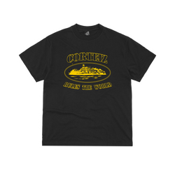 OG ALCATRAZ TEE [BLACK/YELLOW]