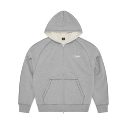 HMP THERMAL ZIP HOODIE [HEATHER GREY]