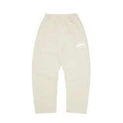 ISLAND PUFF PRINT OPEN HEM SWEATPANT [OFF WHITE]