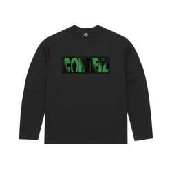 SHADOW MAN LONGSLEEVE TEE [BLACK]